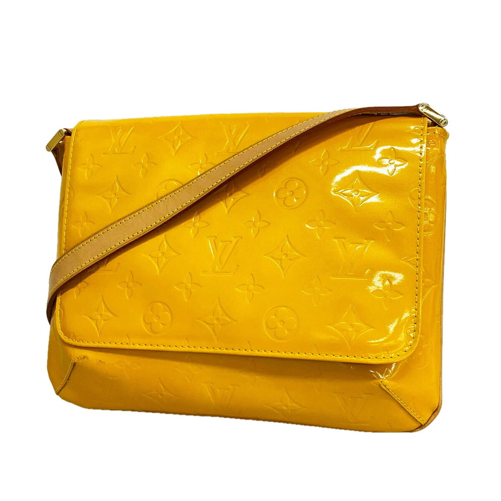 Louis Vuitton Vernis Thompson Street Shoulder Bag M91123 Jaune (Women's) P353...